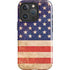 Distressed American Flag iPhone 16 Pro Impact Case